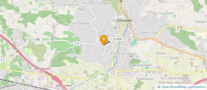 localisation de l'entreprise MADAME LAURE MONVAILLIER  CRECHES-SUR-SAONE