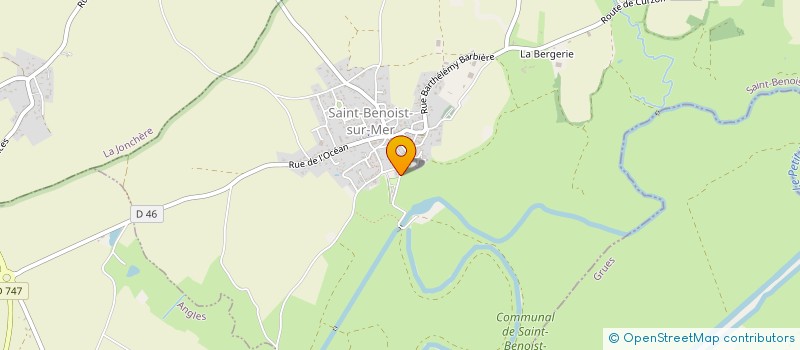 localisation de l'entreprise MADAME LAURE MORTRET à SAINT-BENOIST-SUR-MER