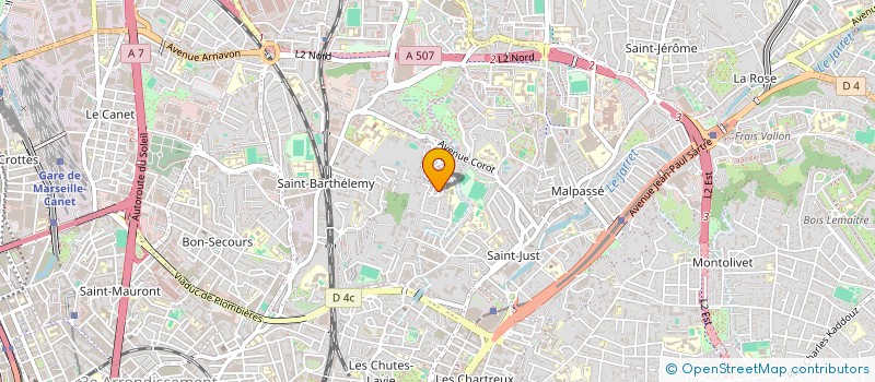 localisation de l'entreprise MADAME LAURE MOULET à MARSEILLE
