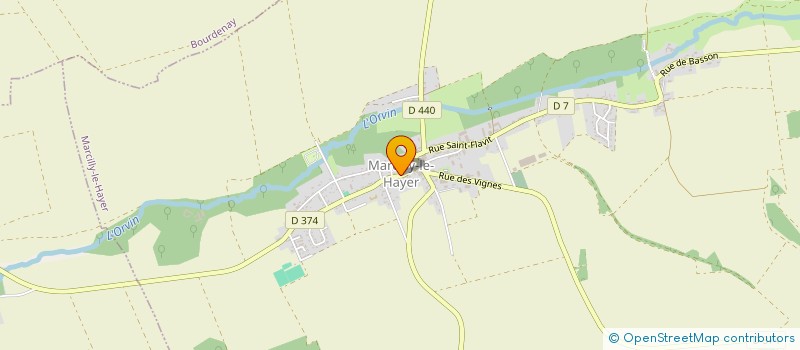 localisation de l'entreprise MADAME LAURE MOUTARD  MARCILLY-LE-HAYER