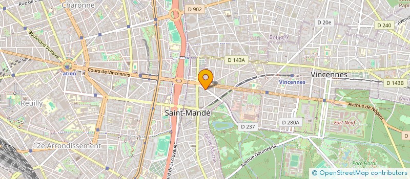 localisation de l'entreprise MADAME LAURE MOZZICONACCI  SAINT-MANDE