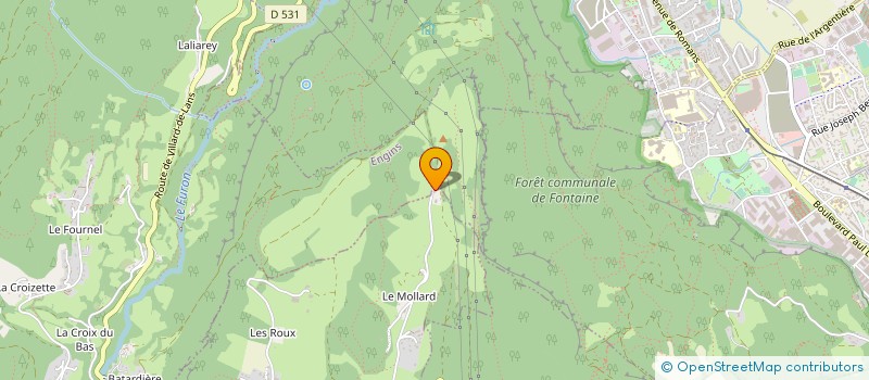 localisation de l'entreprise MADAME LAURE NAPOLEON à SAINT-NIZIER-DU-MOUCHEROTTE