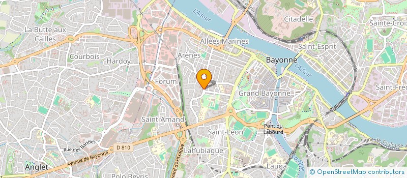 localisation de l'entreprise MADAME LAURE NAVEILHAN  SAINT-MARTIN-DE-SEIGNANX