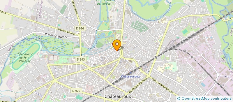 localisation de l'entreprise MADAME LAURE NOGUES à CHATEAUROUX
