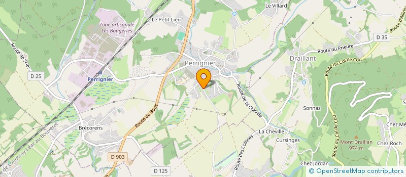 localisation de l'entreprise MADAME LAURE PAICHEUR  PERRIGNIER