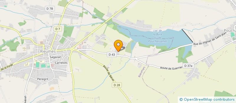 localisation de l'entreprise MADAME LAURE PAQUIER  RIEUMES