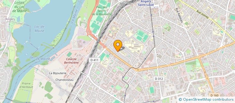 localisation de l'entreprise MADAME LAURE PARCE à ANGERS