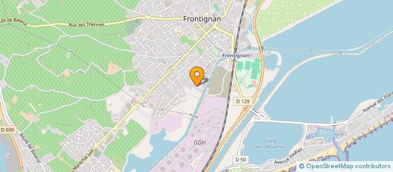localisation de l'entreprise MADAME LAURE PARRON à FRONTIGNAN
