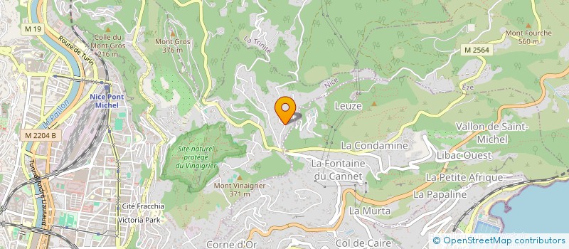 localisation de l'entreprise MADAME LAURE PASCAL à NICE