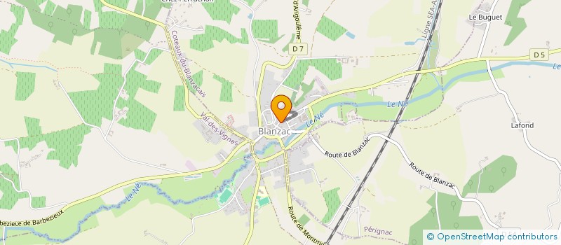 localisation de l'entreprise MADAME LAURE PAULIAT  COTEAUX-DU-BLANZACAIS