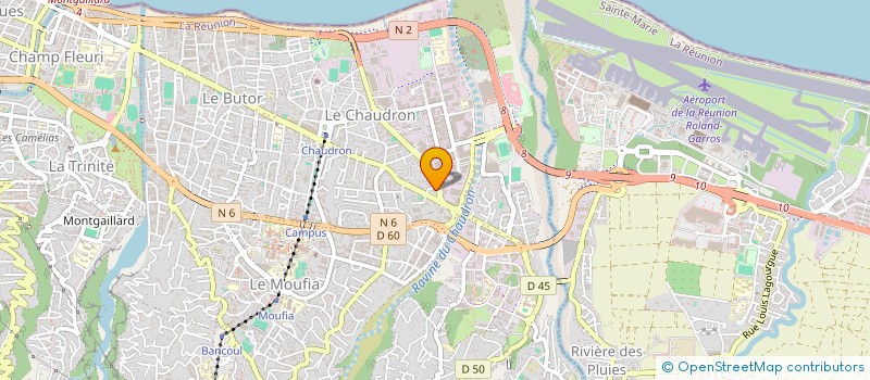 localisation de l'entreprise MADAME LAURE PAYET  SAINT-DENIS