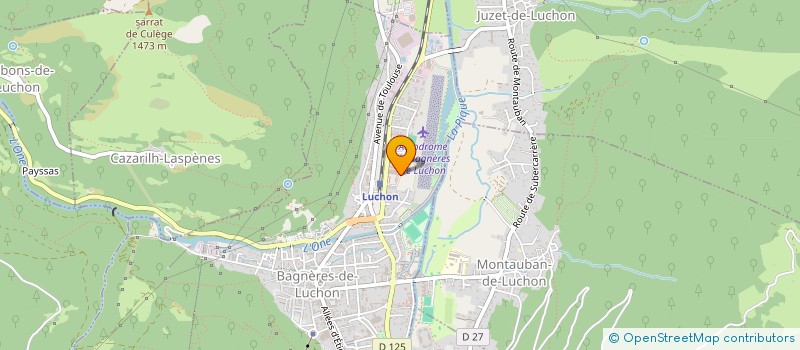 localisation de l'entreprise MADAME LAURE PELI  BAGNERES-DE-LUCHON