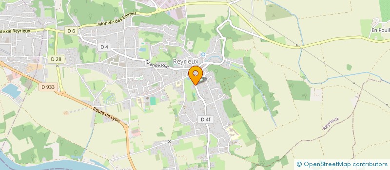 localisation de l'entreprise MADAME LAURE PENET DE MONTERNO à REYRIEUX