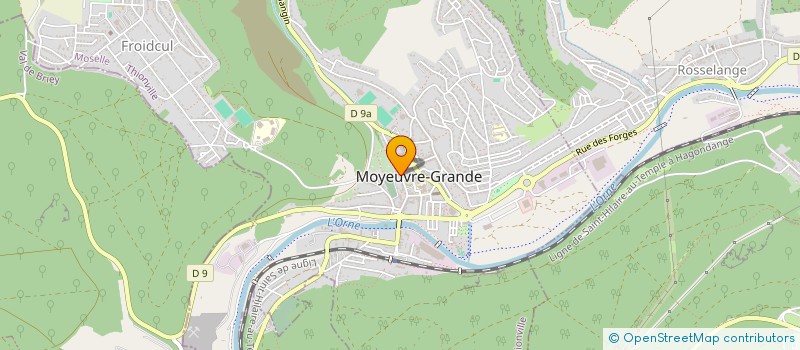 localisation de l'entreprise MADAME LAURE PENIN  MOYEUVRE-GRANDE