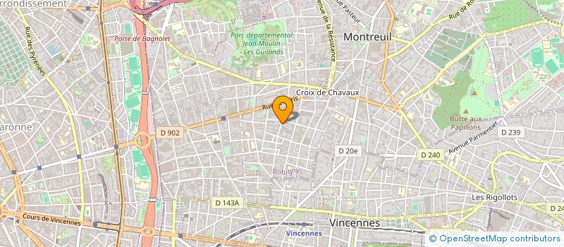 localisation de l'entreprise MADAME LAURE PEQUIGNOT à MONTREUIL