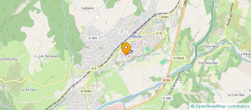 localisation de l'entreprise MADAME LAURE PERE-LAHOURGUETTE  EMBRUN