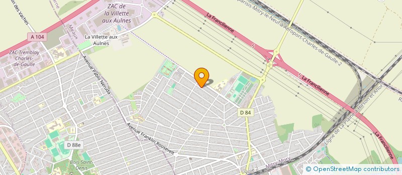 localisation de l'entreprise MADAME LAURE PEREIRA  MITRY-MORY