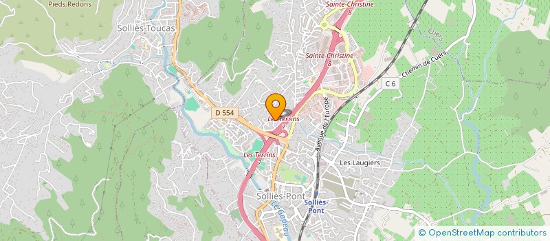 localisation de l'entreprise MADAME LAURE PERELLI  SOLLIES-TOUCAS