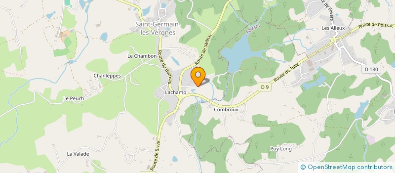 localisation de l'entreprise MADAME LAURE PERONA  SAINT-GERMAIN-LES-VERGNES