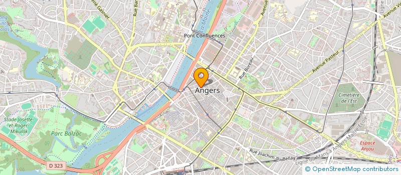 localisation de l'entreprise MADAME LAURE PERTUS à ANGERS