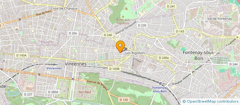 localisation de l'entreprise MADAME LAURE PETIT à VINCENNES
