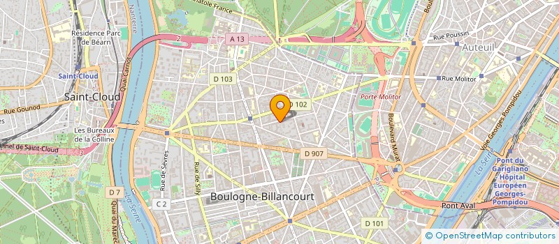 localisation de l'entreprise MADAME LAURE PETITDIDIER à BOULOGNE-BILLANCOURT