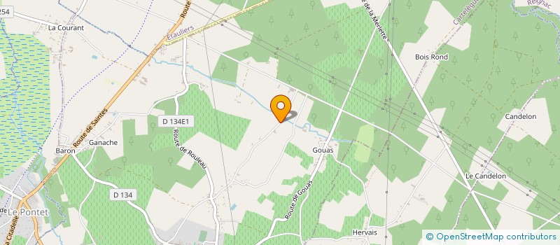 localisation de l'entreprise MADAME LAURE PETITPIERRE  CARTELEGUE