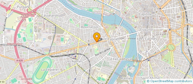 localisation de l'entreprise MADAME LAURE PEYROT  PINSAGUEL