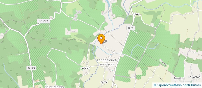 localisation de l'entreprise MADAME LAURE PEYTERMANN  LANDERROUET-SUR-SEGUR