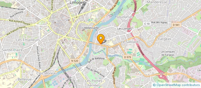 localisation de l'entreprise MADAME LAURE PHELIPON à LIMOGES