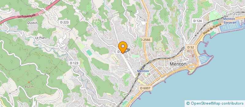 localisation de l'entreprise MADAME LAURE PHILIPPE à MENTON