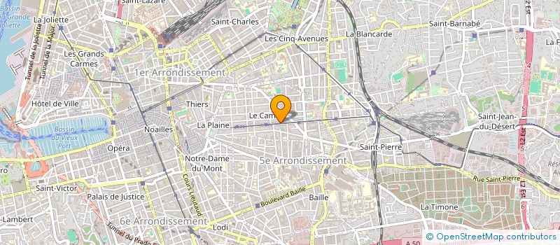 localisation de l'entreprise MADAME LAURE PHILIPPI à MARSEILLE