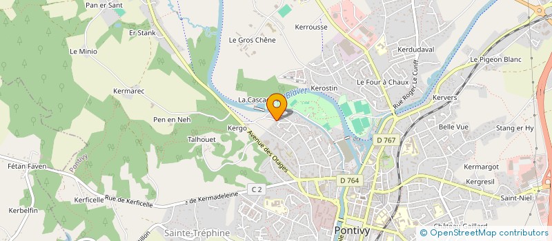 localisation de l'entreprise MADAME LAURE PIERRE FRANCOIS  PONTIVY