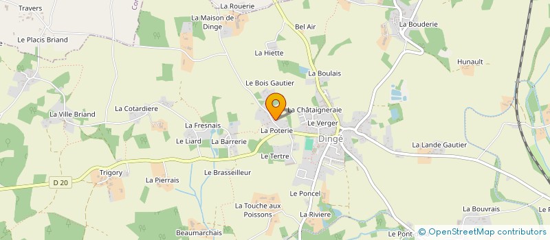 localisation de l'entreprise MADAME LAURE PIGEARD  DINGE