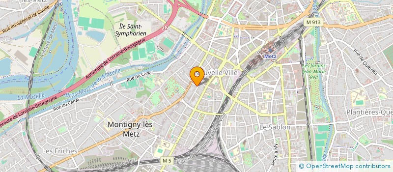 localisation de l'entreprise MADAME LAURE PIGEAUD  METZ