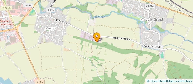 localisation de l'entreprise MADAME LAURE PINARD  MALAY-LE-GRAND