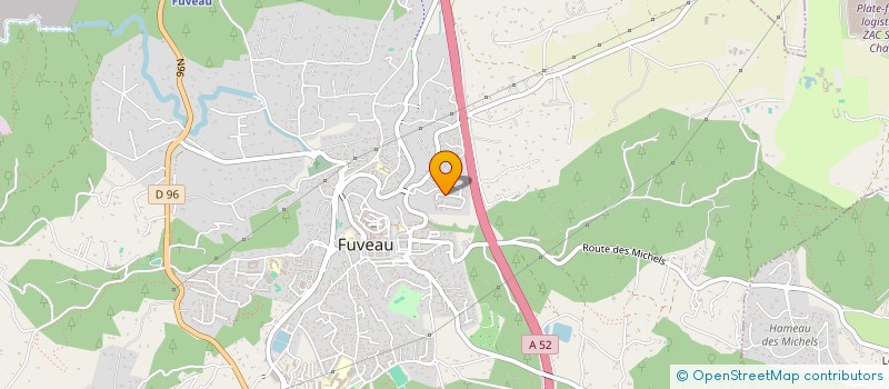 localisation de l'entreprise MADAME LAURE PINGUET à FUVEAU