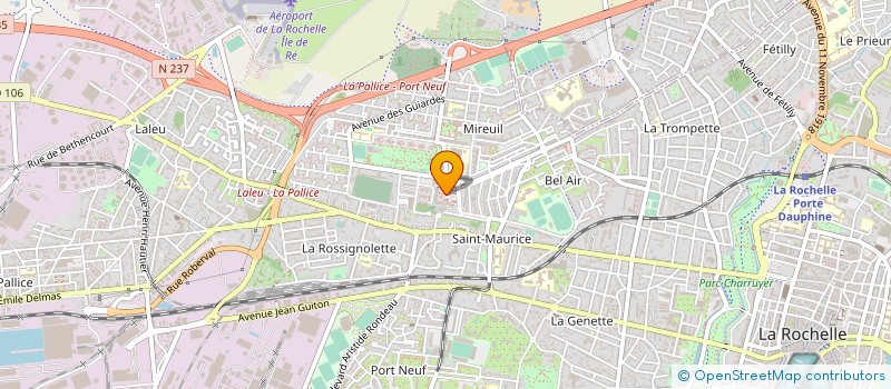 localisation de l'entreprise MADAME LAURE PINSEMBERT  LA ROCHELLE