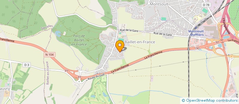 localisation de l'entreprise MADAME LAURE PINTER à BAILLET-EN-FRANCE