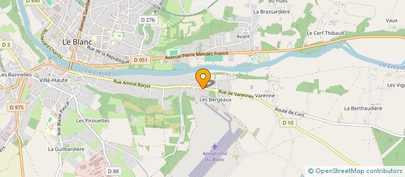 localisation de l'entreprise MADAME LAURE PLAIDEAU à LE BLANC