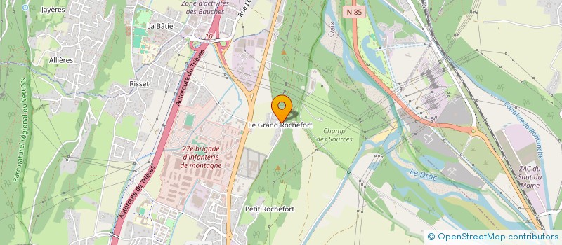 localisation de l'entreprise MADAME LAURE PLOVESAN à VARCES-ALLIERES-ET-RISSET