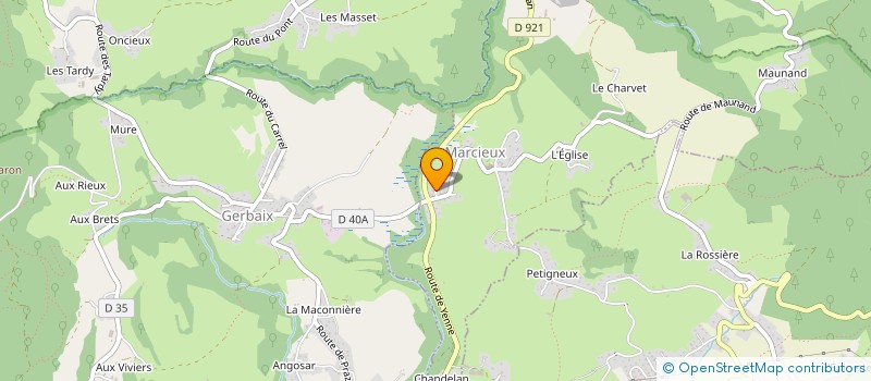 localisation de l'entreprise MADAME LAURE POLLET  MARCIEUX