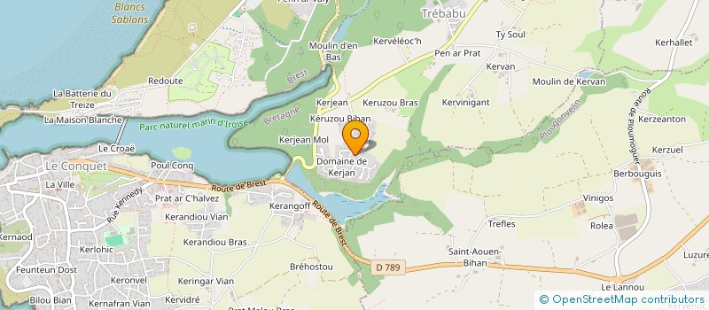 localisation de l'entreprise MADAME LAURE PONCIN  TREBABU