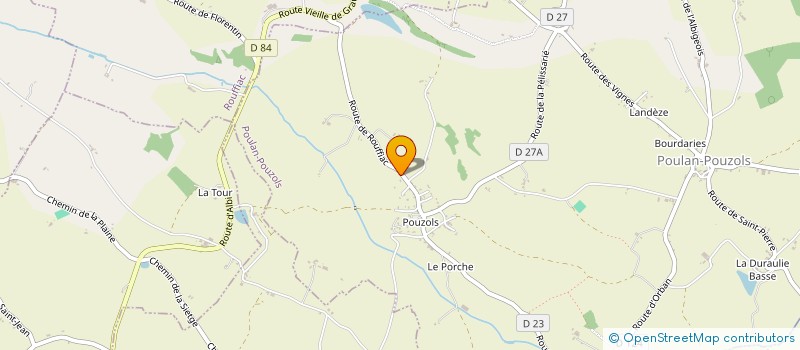 localisation de l'entreprise MADAME LAURE PONS  POULAN-POUZOLS