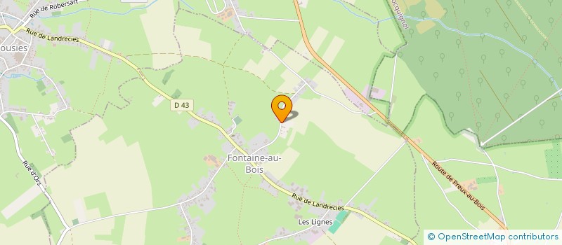 localisation de l'entreprise MADAME LAURE POTTIER à FONTAINE-AU-BOIS