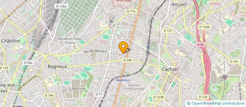localisation de l'entreprise MADAME LAURE PREDINE à BAGNEUX