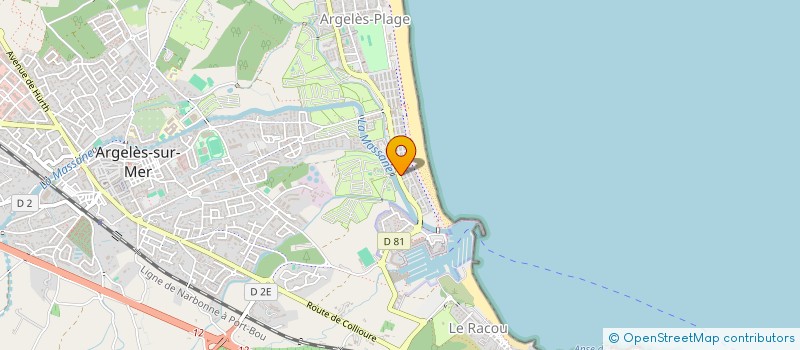 localisation de l'entreprise MADAME LAURE PREUX à ARGELES-SUR-MER