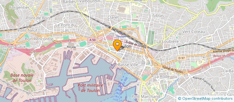 localisation de l'entreprise MADAME LAURE PROVANSAL  TOULON