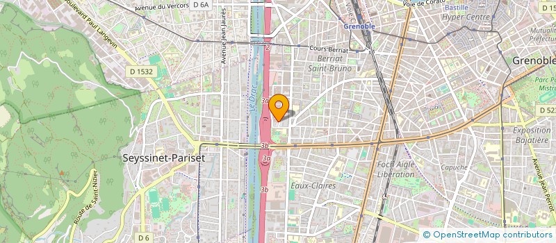 localisation de l'entreprise MADAME LAURE PUECH à GRENOBLE