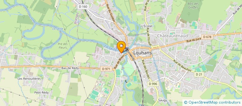 localisation de l'entreprise MADAME LAURE PUGET à LOUHANS